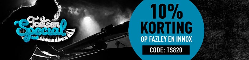 10% Korting op Fazley en Innox | Bax Music